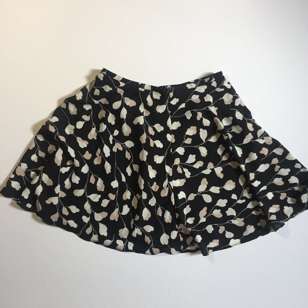 Loft Cherry Blossom Patterned Circle Skirt